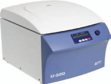 BOECO CENTRIFUGES U-320 / U-320R Because of their comprehensive range of accessories, the U-320 and U-320R centrifuges are the perfect universal centrifuges for routines in basic research and R&D