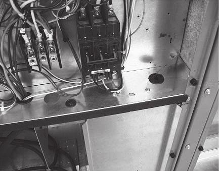 Plug Location Bushings (Re-installed) Single Point Box Mounting Screws Fig. 20 - Single Point Box Installation Details C069 Seal Back Corner 0.