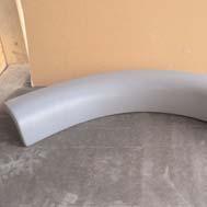 Pillow, Large Curve, Lounge, 2 pins S01908SIL
