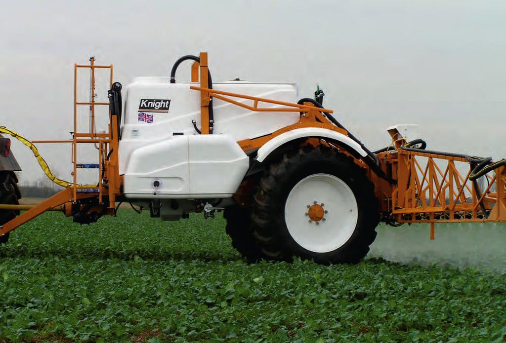 EUA EUA The Knight EUA steering axle trailed sprayer is designed to meet the needs of farmers wanting a large capacity, high specification machine.