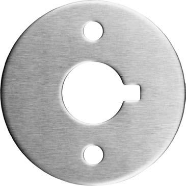 ESCUTCHEON AND CYLINDER SHIELD A C C E S S O R I E S 218 ESCUTCHEON 218-1 ESCUTCHEON: ONE WAY 218-2 ESCUTCHEON: TWO WAY The 218 Escutcheon is used to provide a close fit between a paracentric