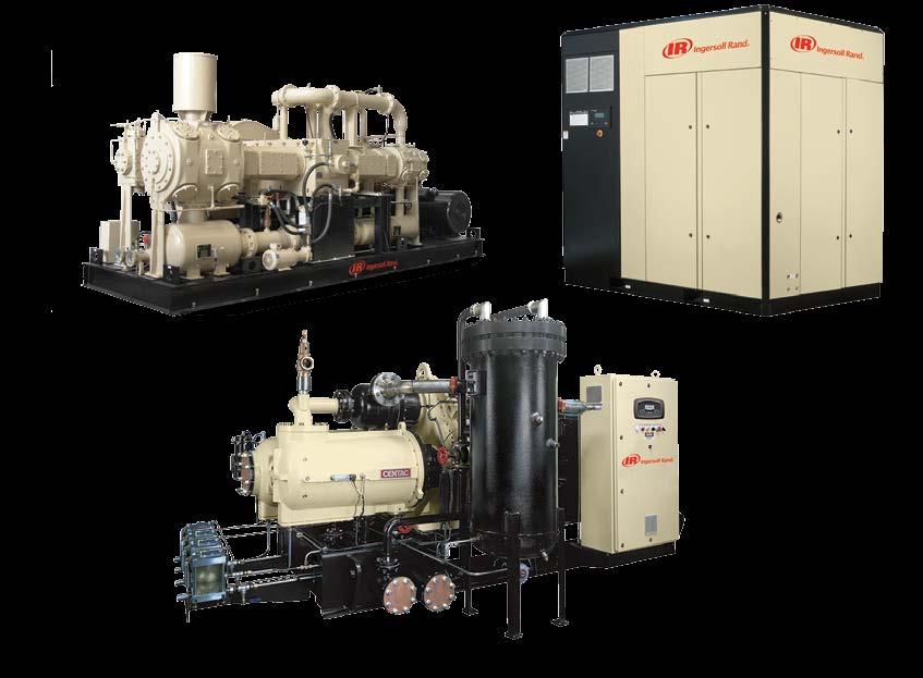 Ingersoll Rand PET compressors provide: Reliable operation in punishing environments High efficiency reducing your lifecycle cost Robust construction enhances productivity Customizable configurations