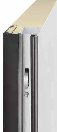 The ThermoPlus entrance door with steel door leaf and aluminium frame offers good thermal insulation values and high break-in-resistance with a 5-point security lock.