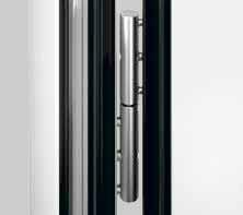 On the ThermoPlus door, a continuous aluminium security strip additionally secures the hinge side, making forced opening of the door practically impossible.