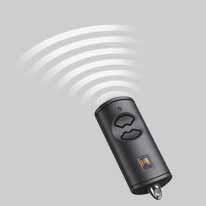 radio finger-scan or transponder. There s no longer any danger of forgetting your keys.