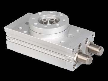 ORQ The Price Alternative Series ORQ Compact Rotary Table Available in 6 sizes Standard adjustment screws with integral shock pads Standard thru mounting holes in body are threaded to provide
