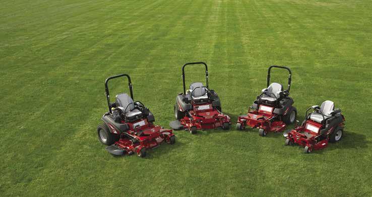 These reliable fixedframe mowers range in