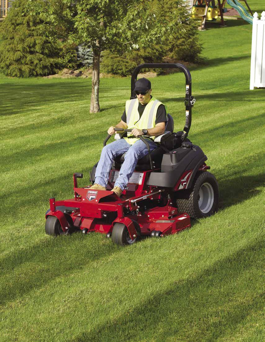 The Ferris F160Z is equipped with serious features. This compact and powerful zero-turn is designed to get you in and out of your jobs quickly and confidently. You'll find twin 5.