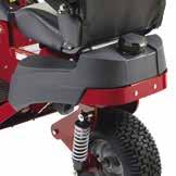 If you're looking for a mower with high visibility and the ability to reduce your trimming time under low-hanging branches, shrubs and fencing,