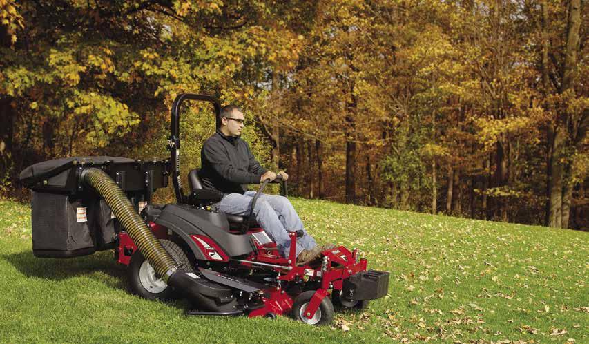 TURBO-Pro MAX The TURBO-Pro Max System acts as a lawn vacuum for a clean finish in a wide variety of conditions.