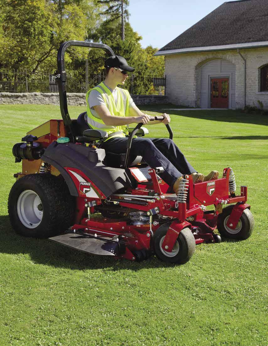 The IS 2600Z Series of mowers builds on the Ferris zero-turn legacy, offering diesel power with premium features and enhanced productivity.