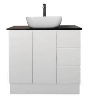 * Stone or solid surface bench top option, choice of colours and