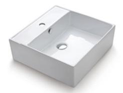 *Linda centre basin ceramic console tops, off set option for 900mm,