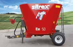 TRAILED MIXER FEEDERS EM SMART 30-40-50-60 STANDARD FEATURES 1 Auger thickness 12