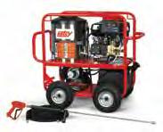 The five models offer a broad range of cleaning power, from 3.0 to 4.0 GPM and from 2400 to 3500 PSI.