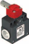 Safety switches for hinges Technical data Housing FR, FX and FK series housing made of glass fibre reinforced technopolymer, self-extinguishing, shock-proof and with double insulation: FM and FZ