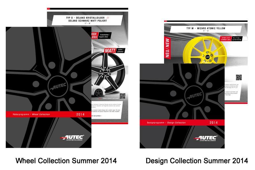 6 Press release February 21 st, 2014 AUTECs spring catalogues are now available AUTECS new Wheel and Design Collection are now available for spring season 2014.