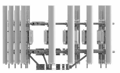 Monopole Mounts Co-Location Platform Kits Monopole Co-Location Platforms for 12 to 50 Monopoles CommScope is now offering three new Monopole Co- Location Platform product families designed for