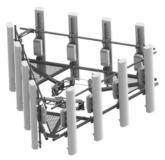Monopole Mounts Medium Capacity Co-location Platform Kit MC-CP Monopole Co-location Platform Application: Design: Feature: Material: Includes: Monopoles 12 to 50 OD 12-6 and 14-6 (3.8 m or 4.