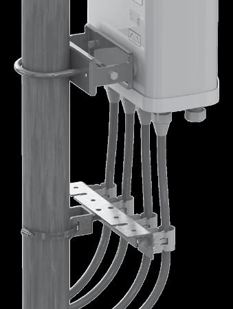 Remote Radio Head Tower Mounts Antenna RRU Cable Support Bracket Application: Design: Feature: Mounts to: Material: