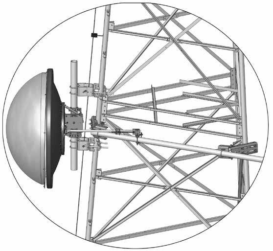 Microwave Mounts Tower Leg Mounts Tower PM-SC Pipe Mount Kits Part Number Description Application: Antenna leg mounting for round or angle towers Size: 2-3/8" or 4-1/2" OD (60.3 mm or 114.