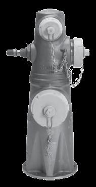 (plastic cap) Hydrant Complete Fluted Spool 4" x 2-1/2" x 2-1/2" J-3770 PL (plastic cap) Hydrant