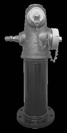 Spool 4" x 4" x 2-1/2" J-3776 R (removeable nozzle) PL (plastic cap) Hydrant Complete with dome cap