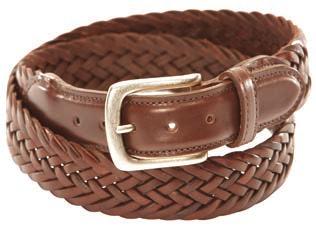00 msrp Available 4/1/16 t0043 Maxwell Braid Belt H 4425-10 Burnished Tan