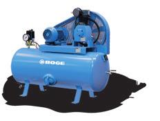 Designed for long-term performance, BOGE piston compressors ensure maximum operating reliability
