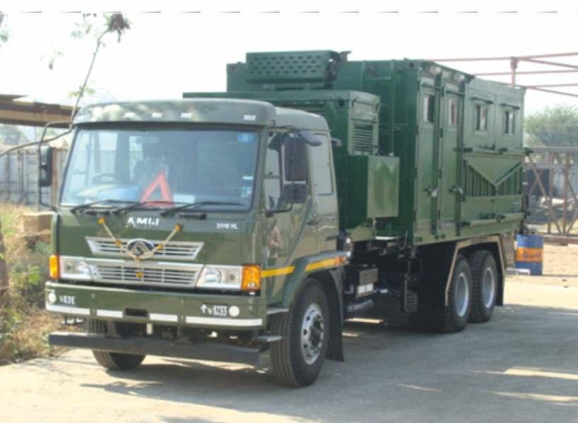 Vehicle Mounted Mobile Workshop For ground support system Provided to facilitate