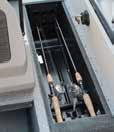 interior and center bow rod storage for easy access.