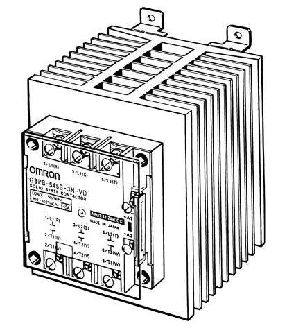 245B- 545B- Without Terminal Cover Two, 4.6-dia. mounting holes Four, 8 dia. Two, M3.5 With Terminal Cover Two, R2.3 mounting holes 80.5 max. 140 max.