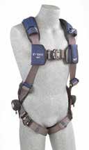 DELTA CONSTRUCTION style harness Vest-style, back and side D-rings, belt with sewn-in back and shoulder pads, tongue buckle leg straps (XLarge) 1102201 Small