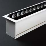 166 MARS CC WW IQ White IP20 Constant current driven design luminaire for ceiling mount or recessed installation.
