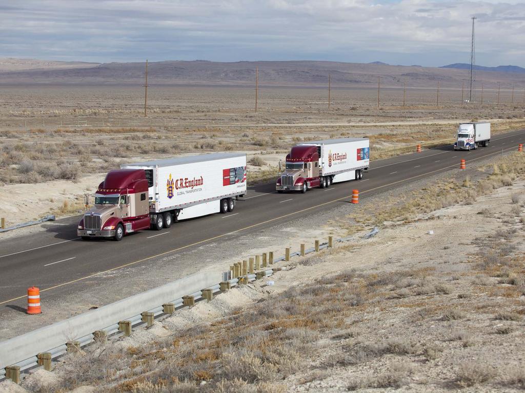 Driver Assistive Truck Platooning Fuel savings at 60 mph, 11m gap: following truck: 10.0% lead truck: 4.