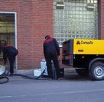 Drillings Concrete spraying AirPlus Options Built-in aftercooler