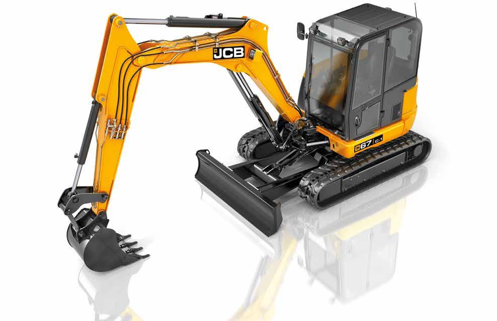 67C COMPACT EXCAVATOR. 1. With a finite element analysis-designed heavy duty structure as well as simplified H-frame construction, the undercarriage is both durable and confidence-inspiring. 3.