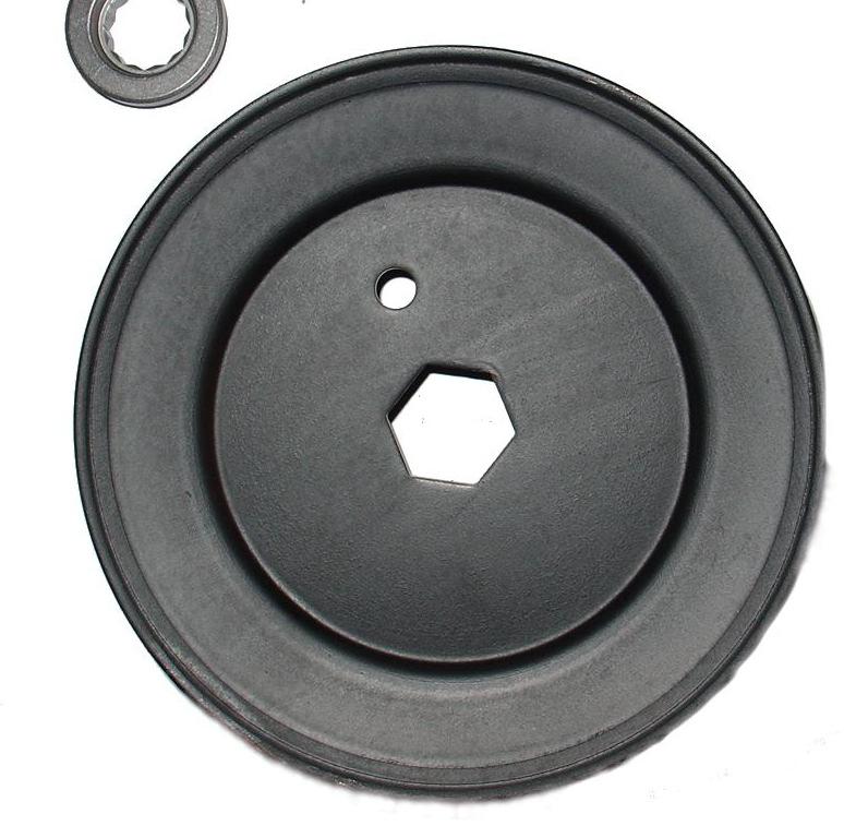 AM103018 108, 112L, 116, 130, 160, 170, 185 AM41647 and 240; and 32" side discharge 7560515 deck idler for transmission