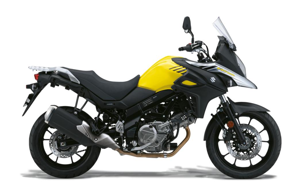 CHAMPION YELLOW NO. 2 V-STROM 650 ABS Every day commuting Rough and wet conditions B-Road Twisties Long highway stretches Two-up comfort The ultimate tackle to Do-It-All.