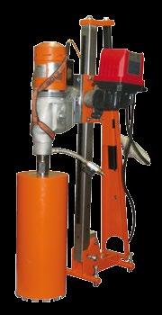 Automatic feeding unit for core drilling 2- feeding speeds, 1:2 For wide range of coring diameter (ø50-500mm) Autostop