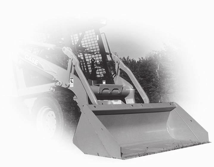 ALITEC SKID STEER ATTACHMENTS BUCKETS (Continued) CASE -COMPATIBLE SKID STEER LOADER BUCKETS Universal coupler system (per SAE J2513) Heavy-duty construction No internal gussets or obstructions