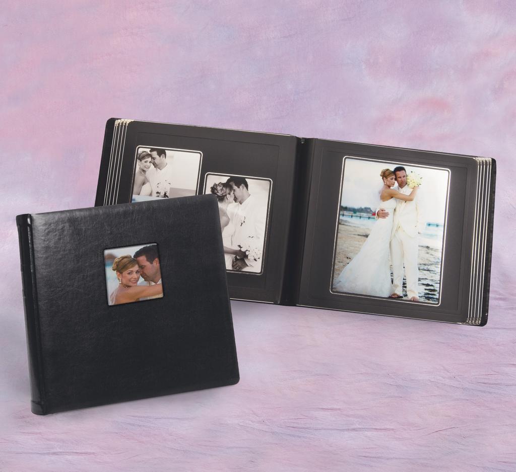 MAT ALBUMS with removable pages Removable Albums with 4 x 4 Square Opening or Plain These album covers are Black and come plain or with a 4 X 4 square opening in the cover.