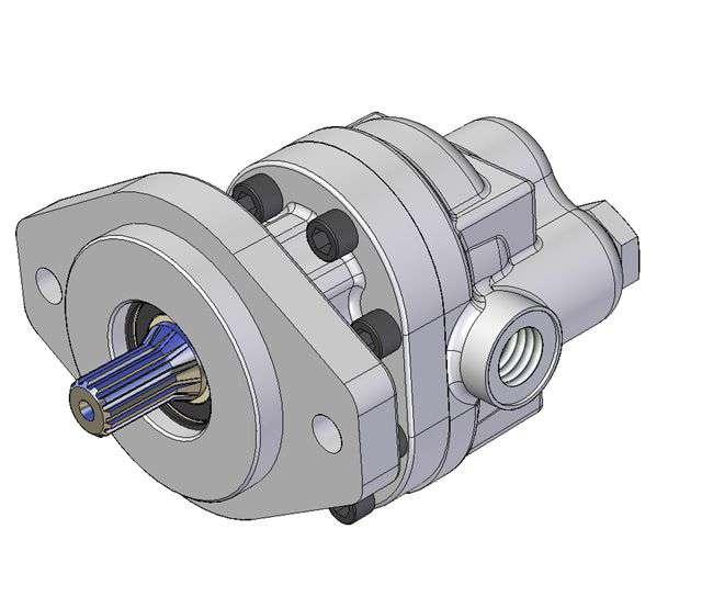 GP3T- 1 1/4" bsp 1" bsp GP3T- 1 1/4" bsp 1" bsp GP3T- 1 1/4" bsp 1" bsp SINGLE PUMP PORTING TANDEM PUMP PORTING SAE and AUS Size Inlet Outlet 1