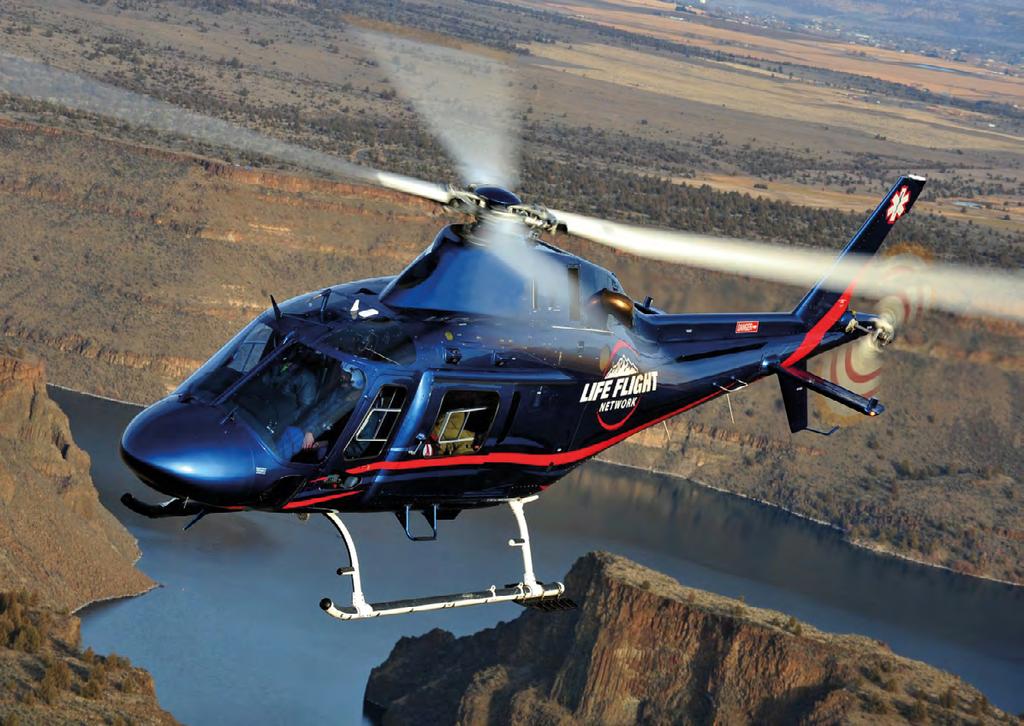 FAST AND FLEXIBLE DELIVERING PERFORMANCE The AW119Kx is the fast, light single engine helicopter from Leonardo Helicopters.