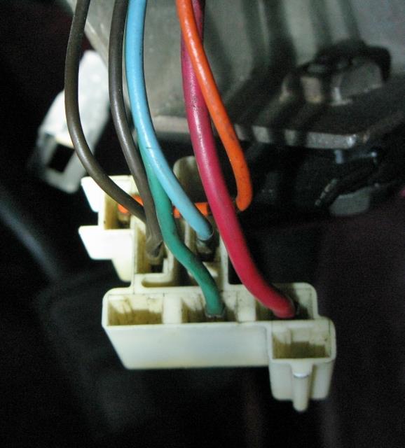 For the later C3 applications, the yellow wire and the brown wire terminals will need to be removed (Figure