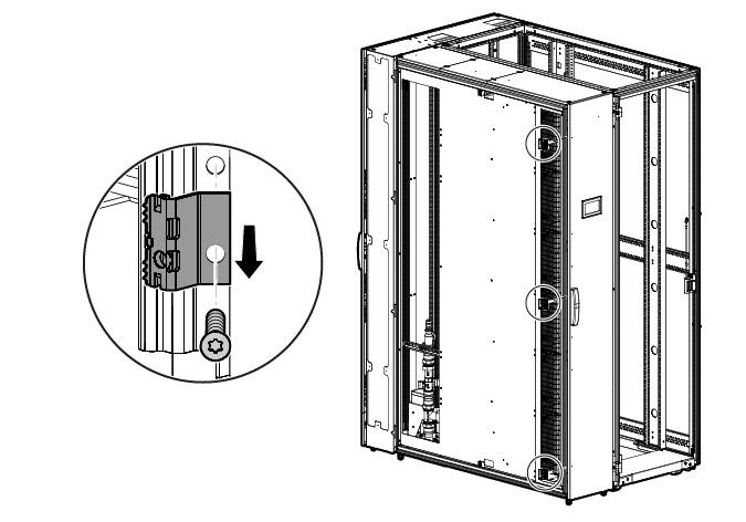 Using a T-30 Torx screwdriver, remove the three side panel mounting brackets in the front and the three side panel mounting