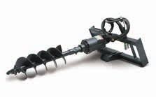AUGER Tackle fence work, foundations, and drainage work with a versatile auger.