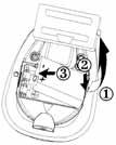 NOTE: Battery polarity is marked in the battery compartment. 3. Replace battery compartment cover in its proper place, ensuring a triangle is formed on the underside of the controller. 3. installation Recommended Working Pressure: 10-80 PSI 3.