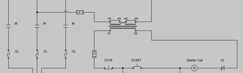 Simulated Pushbutton Jog Circuit A control relay jogging circuit is much safer method of implementing jog control. Pressing the start button energizes coils CR and M to start and run the motor.