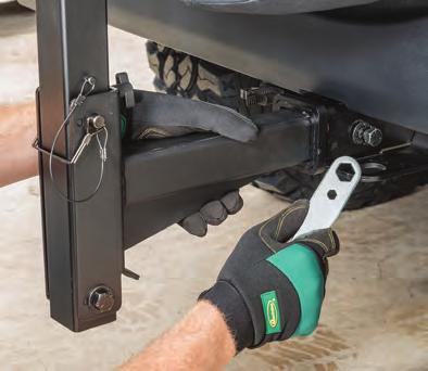As shown in Figure 6, slide the Bike rack receiver tube into the receiver hitch on your vehicle.